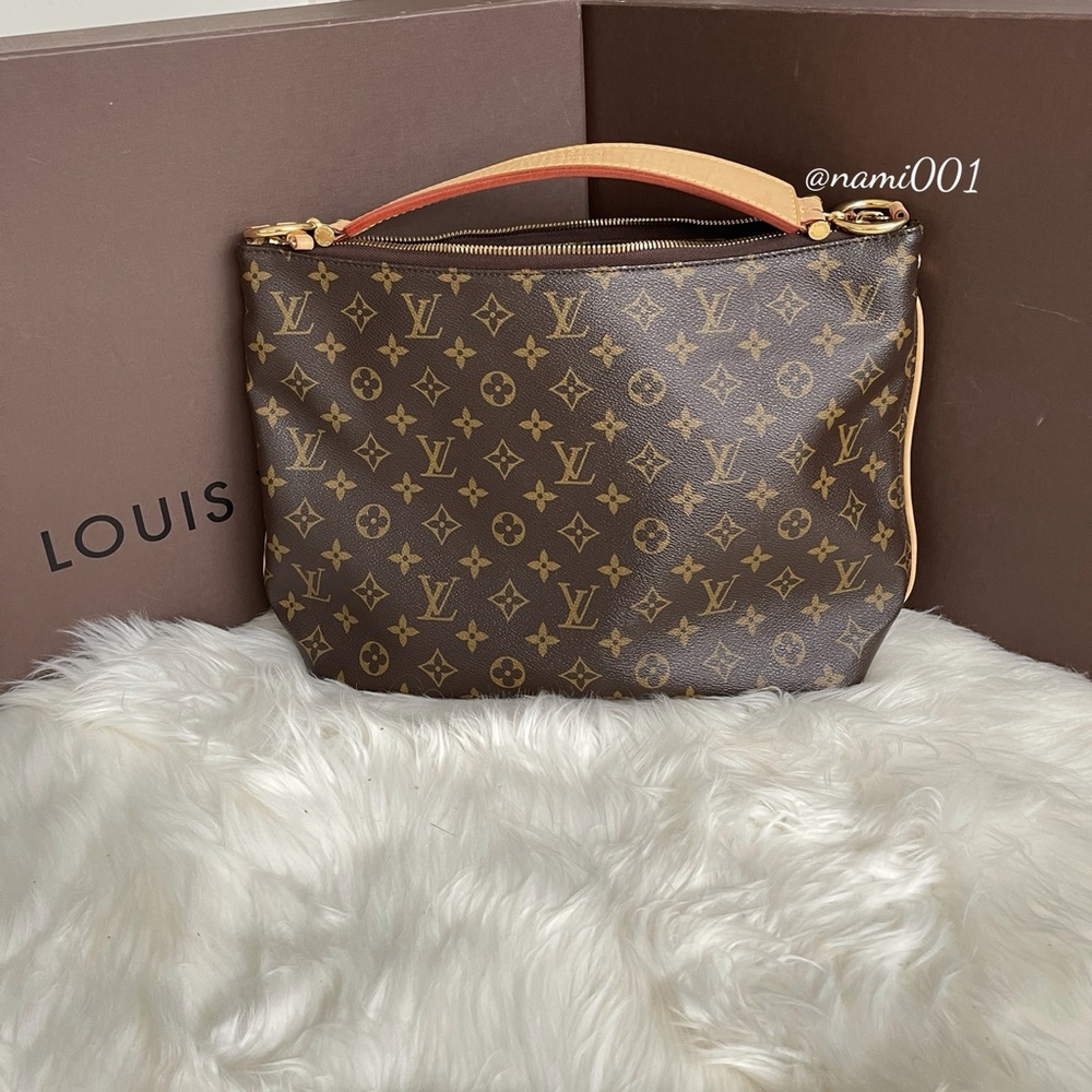 Louis Vuitton LV Monogram Sully PM - Box, Dustcover Included - EUC - Picture 12 of 15